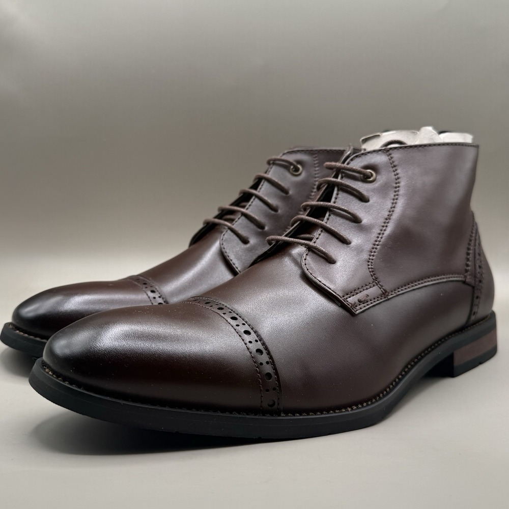 Bruno Marc Men's 10.5 Chukka Work Boots Dress Boots Durable Formal Shoes NEW